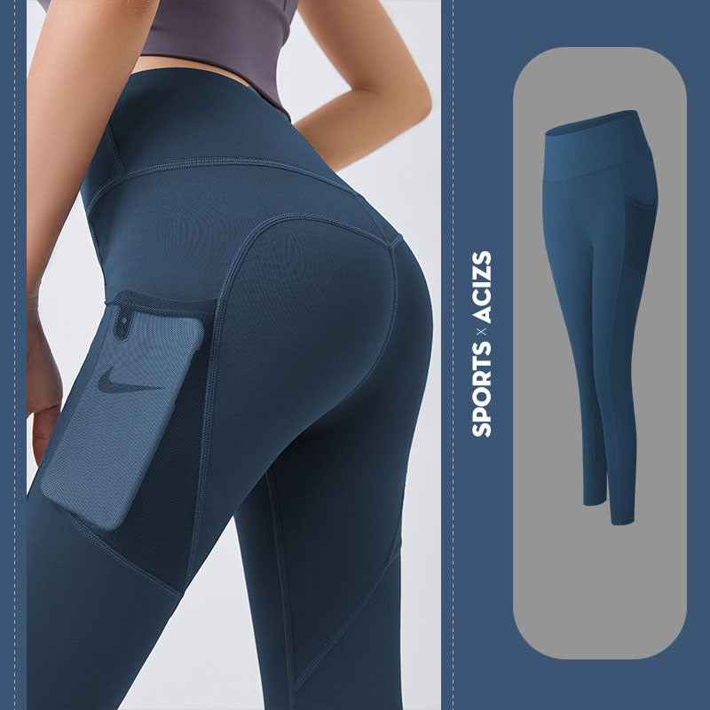 Yoga Pants With Pocket - Nemya