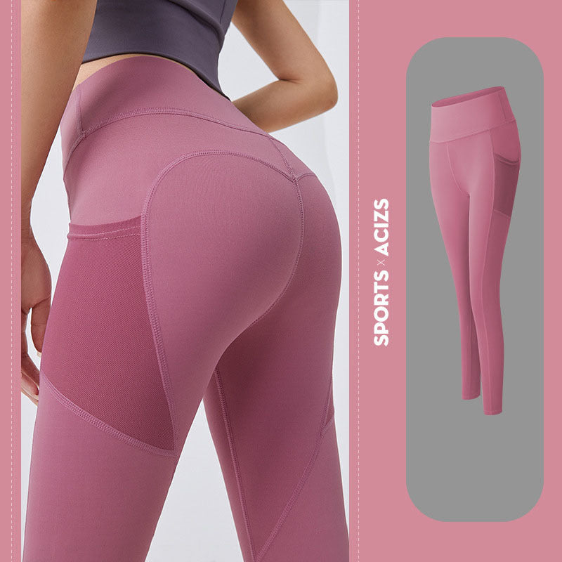 Yoga Pants With Pocket - Nemya