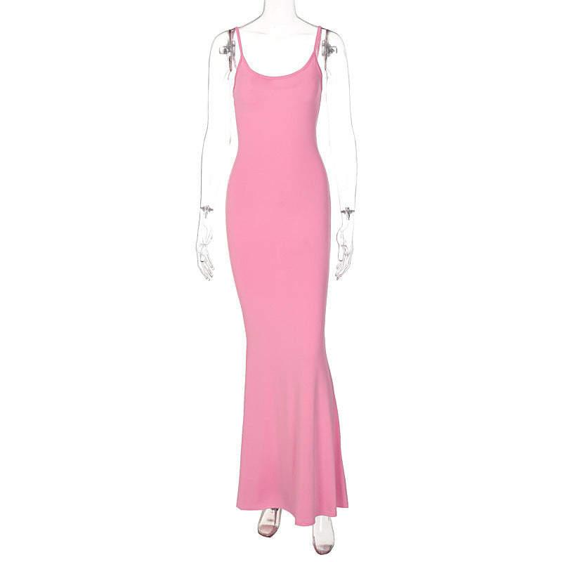 “Valencia” Spaghetti Strap Bodycon Maxi — Sultry Elegance, Endless Nights - Nemya