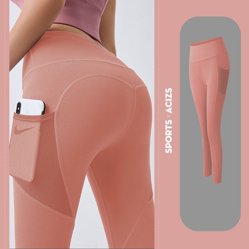 Yoga Pants With Pocket - Nemya