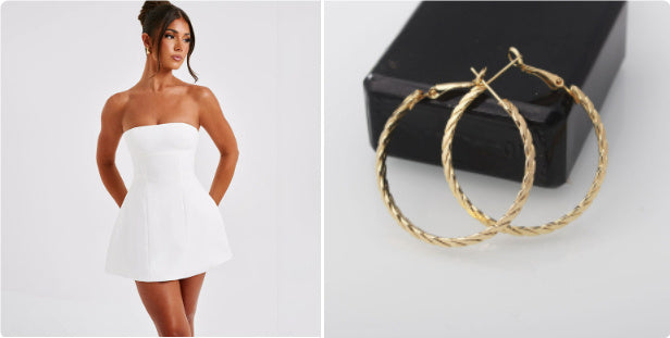 “Celestia” Backless Tube Mini Dress — Effortless Glamour, Summer Allure - Nemya
