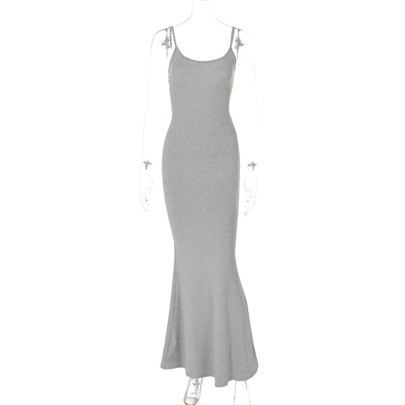 “Valencia” Spaghetti Strap Bodycon Maxi — Sultry Elegance, Endless Nights - Nemya