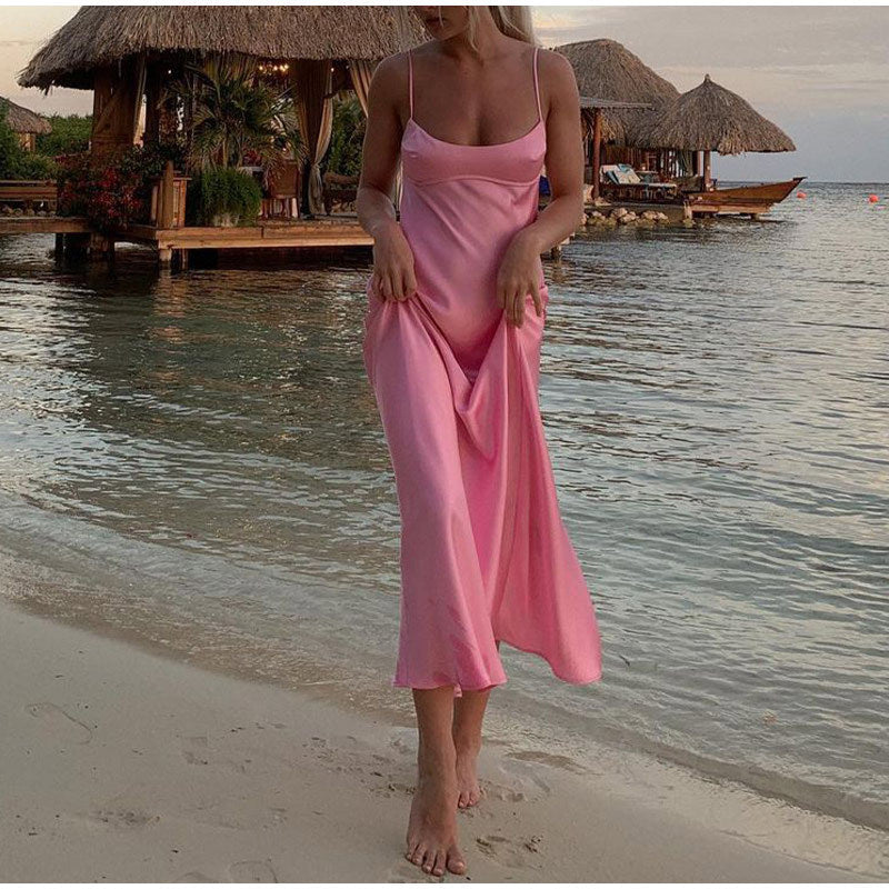 Long Elegant Sleeveless dress - Nemya