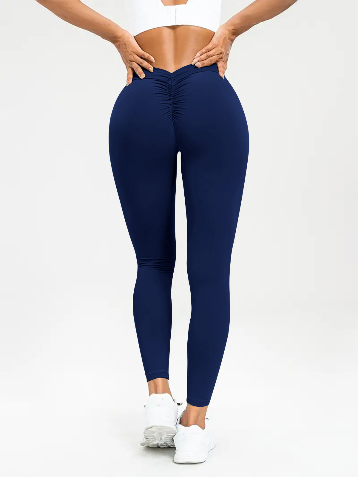 Yoga Pants High Waist Lift High Elastic Tight Fitness Trousers - Nemya