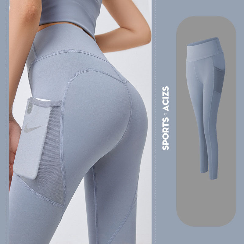 Yoga Pants With Pocket - Nemya
